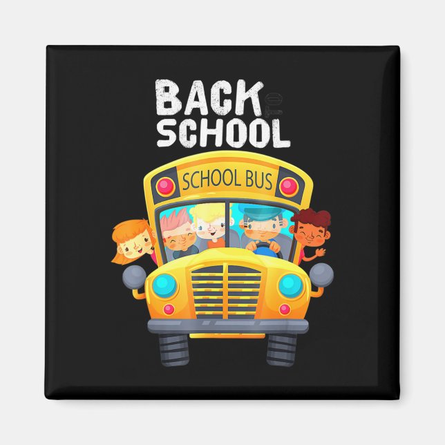 Íman Bem-Vindo De Volta À Escola Eu Amo A Minha Escola  (Frente)
