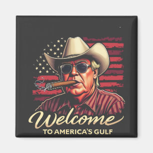 Íman Bem-vindos à América do Funny do Golfo