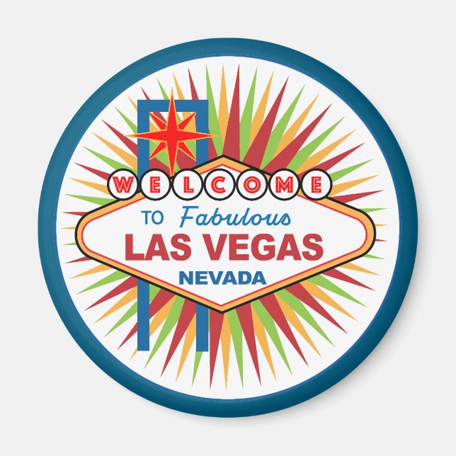 Íman Bem-vindos a Las Vegas Nevada (Frente)