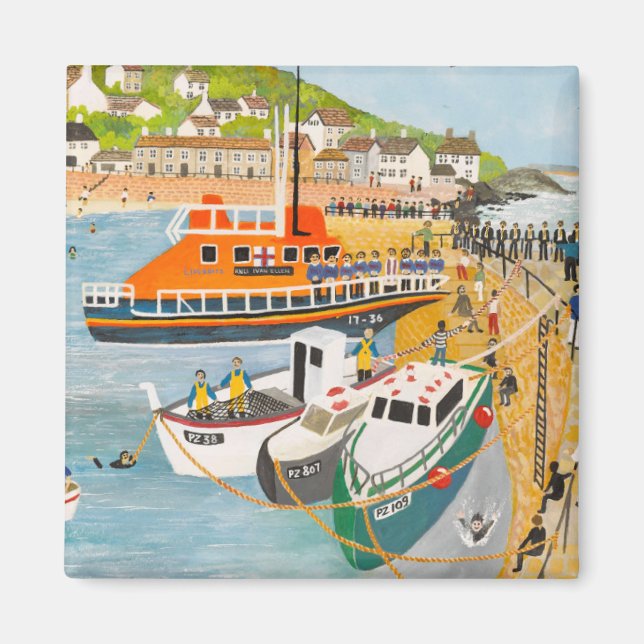 Íman Bênção do barco salva-vidas em Mousehole (Frente)