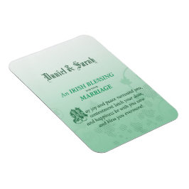 Íman Bênção dos Parabéns de Casamento Irlandeses