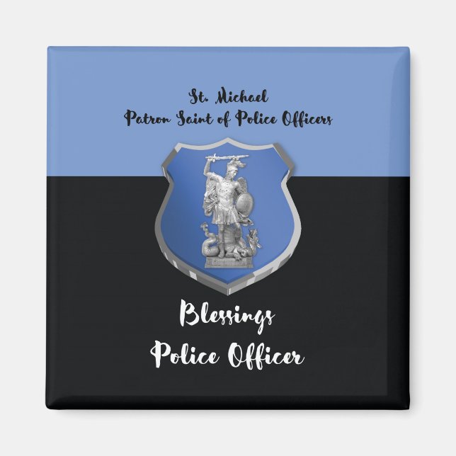 Íman Bênçãos de São Miguel ao Novo Oficial de Polícia (Frente)