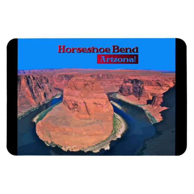 Íman Benda de ferradura, Arizona (Horizontal)