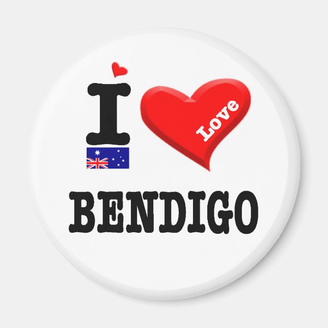Íman BENDIGO - Eu Amo (Frente)