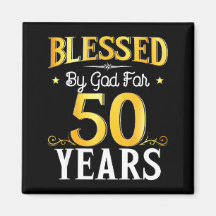 Íman Bendito Por Deus Por 50 Anos Aniversário De 50 Ano
