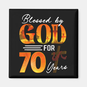 Íman Bendito Por Deus Por 70 Anos De Presente Aniversár