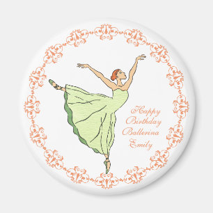 Íman Benevolência da bailarina do feliz aniversario