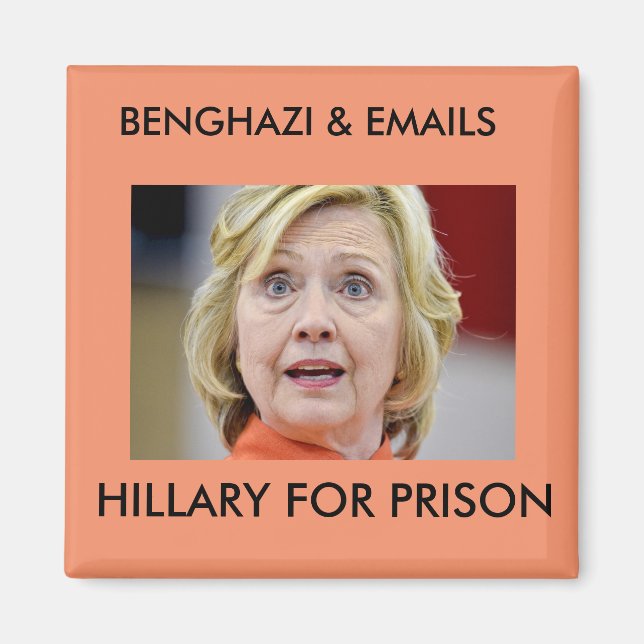 ÍMAN BENGHAZI EMAILS HILLARY FOR PRISON (Frente)