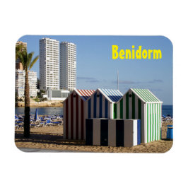 Íman Benidorm, casetas de baño en playa de Levante