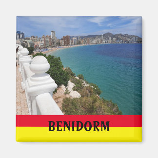 Íman Benidorm Playa Levante Beach Espanha Souvenir