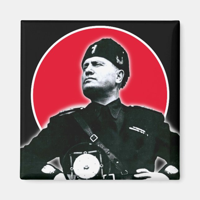 Íman Benito Mussolini (Frente)