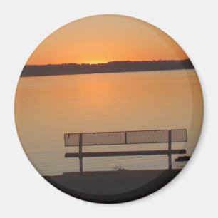 Íman Benjamin com vista para um Sunset Pacífico
