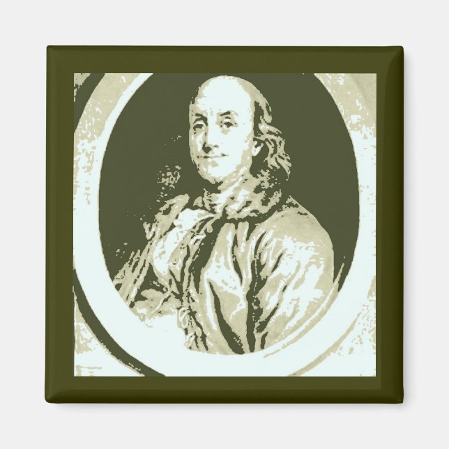 Íman Benjamin Franklin (Frente)
