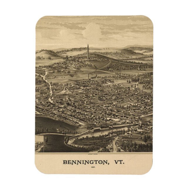 Íman Bennington Antigo, Vermont (Vertical)