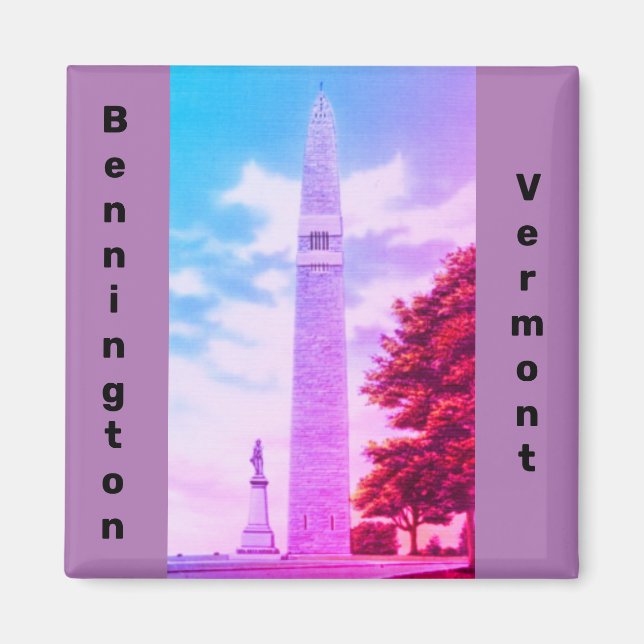 Íman Bennington Monument, Old Bennington, Vermont (Frente)