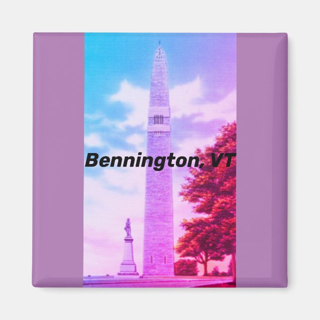 Íman Bennington Monument, Old Bennington, Vermont (Frente)