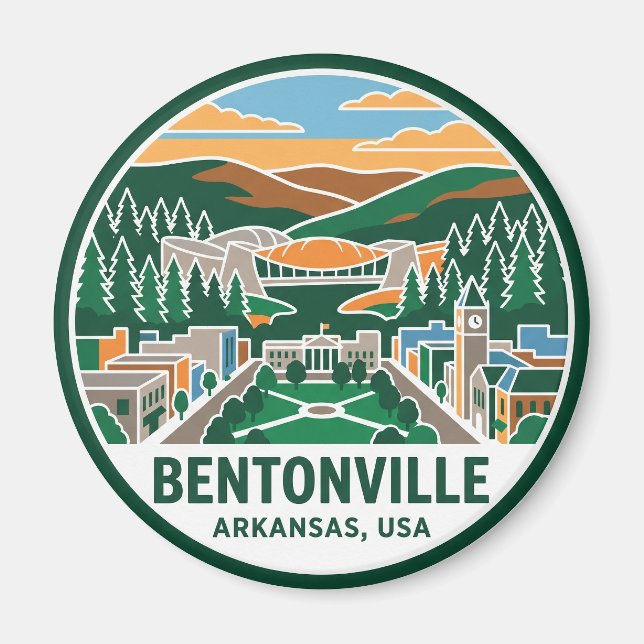 Íman Bentonville Arkansas (Frente)