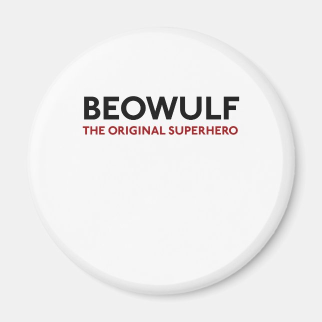 Íman Beowulf, o super-herói original (Frente)