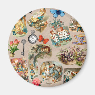 Íman Berçário Alice Colorido Clássico Wonderland Século