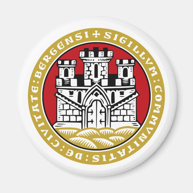 Íman Bergen komm, Noruega (Frente)