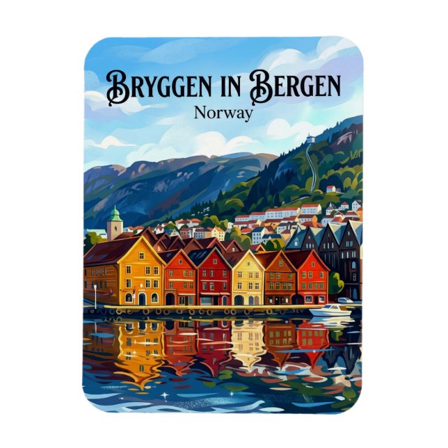 Íman Bergen Noruega (Vertical)