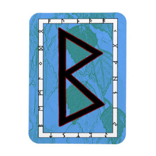 Íman Berkano Viking Rune Magnet - Mãe Terra!