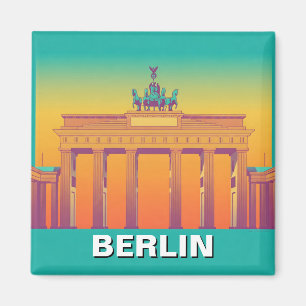 Íman Berlim Alemanha Brandenburg Gate abstrato Viagem
