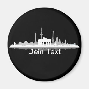 Íman Berlim cidade Skyline - íman, de frigorífico,