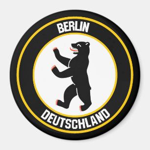 Íman Berlim Round Emblem