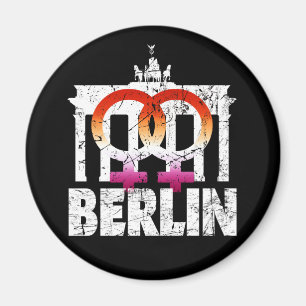 Íman Berlin Brandenburger Tor Orgulho Lésbica