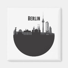 Íman Berlin Stadt Silhouette Skyline