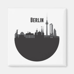 Íman Berlin Stadt Silhouette Skyline