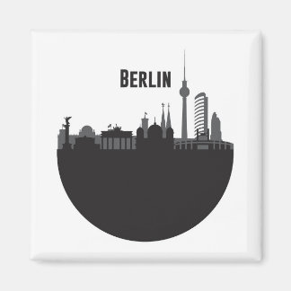 Íman Berlin Stadt Silhouette Skyline