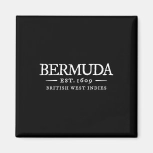 Íman Bermuda Antiga Carta Retro Lembrança Férias Assim
