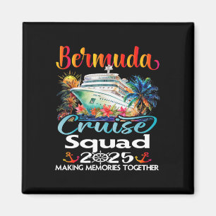 Íman Bermuda Cruise Squad 2025 Família Amiga Bermuda Cr