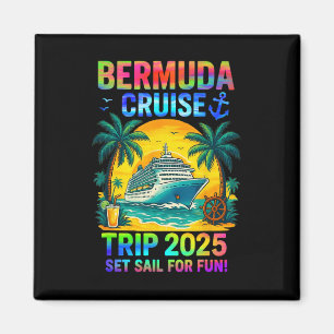 Íman Bermuda Cruise Squad 2025 Família Aventura Mar Mat