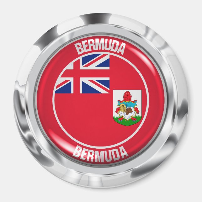 Íman Bermuda Round Emblem (Frente)