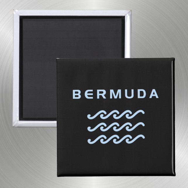 Íman Bermudas Triplo Oceano Onda Cor Escura (Criador carregado)