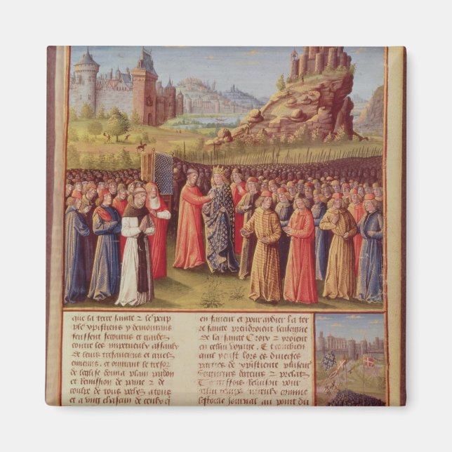 Íman Bernard de Clairvaux pregando a Segunda Cruzada (Frente)