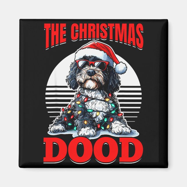 Íman Bernedoodle Christmas Dog Breed The Christmas Dood (Frente)