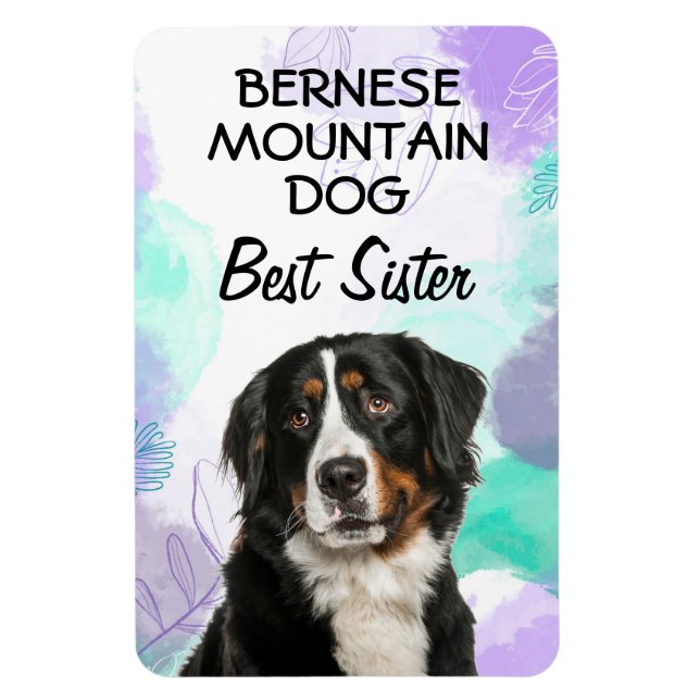 Íman Bernese Mountain Dog Melhor Irmã (Vertical)