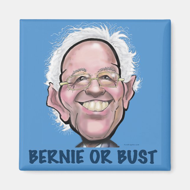 ÍMAN BERNIE OU BUST (Frente)
