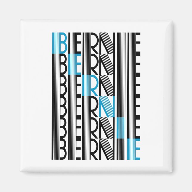 Íman BERNIE sanders textual (Frente)