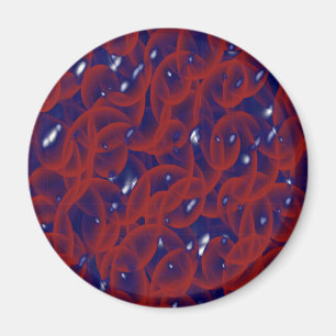 Íman Berrythrocyte esticado redondo