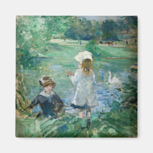Íman Berthe Morisot - À Beira de um Lago