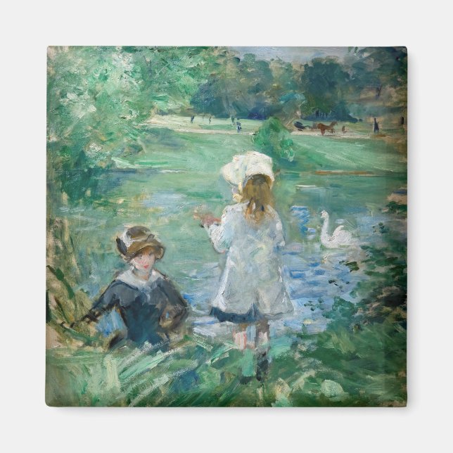 Íman Berthe Morisot - Ao lado de um lago (Frente)