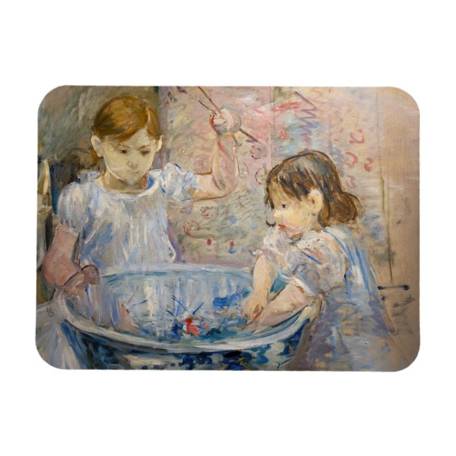 Íman Berthe Morisot - Crianças na Bacia (Horizontal)