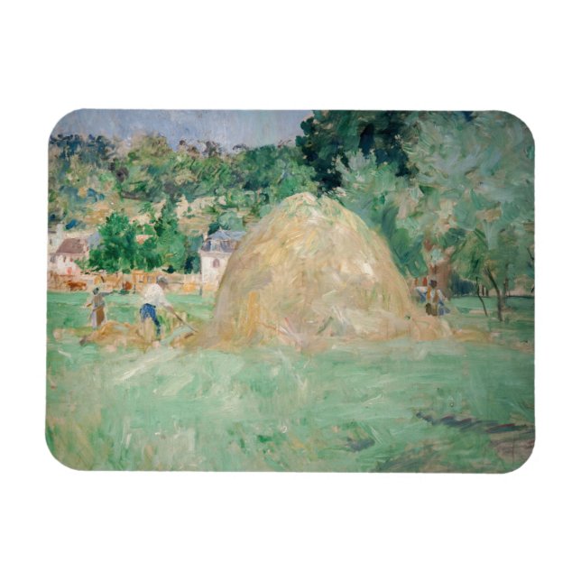 Íman Berthe Morisot - Haystacks em Bougal (Horizontal)
