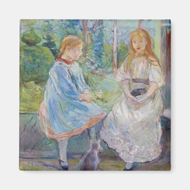 Íman Berthe Morisot - Jovens Garotas na Janela (Frente)