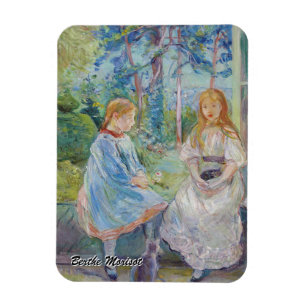 Íman Berthe Morisot - Jovens Meninas à Janela